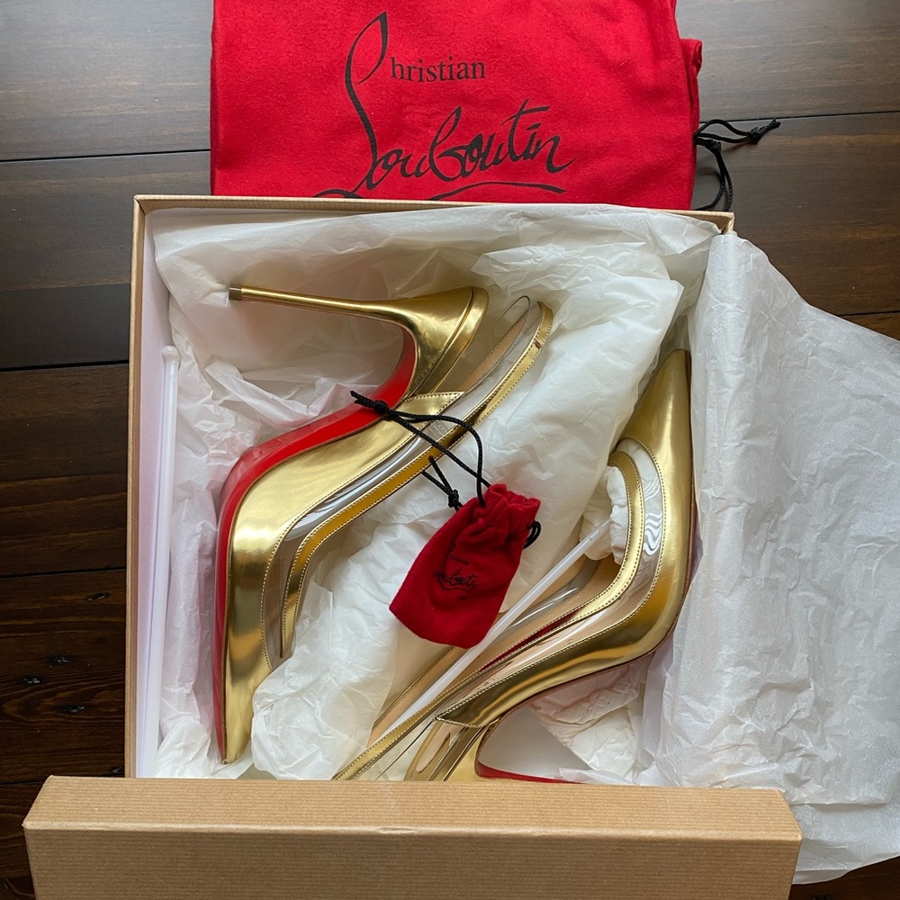 Christian Louboutin Paulina Point-Toe Slingback